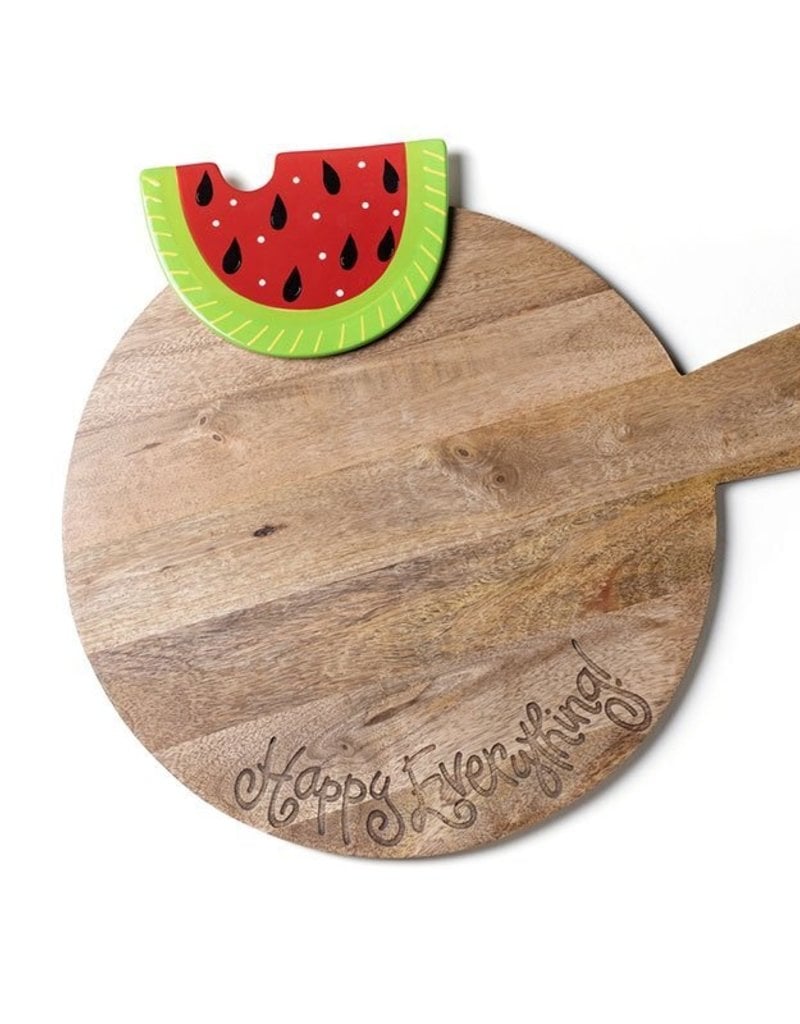 Happy Everything Big Wood Serving Board
