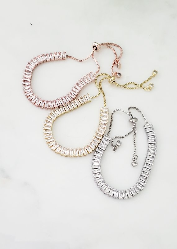 LDayDesigns Baguette Tennis Bracelet