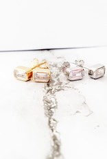 LUX Bezel Solitare Studs