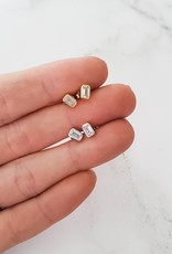 LUX Bezel Solitare Studs
