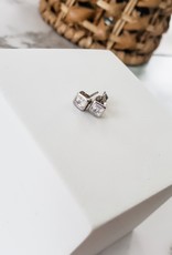 LUX Bezel Solitare Studs