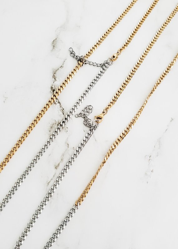 LUX Two-Tone Curb Chain