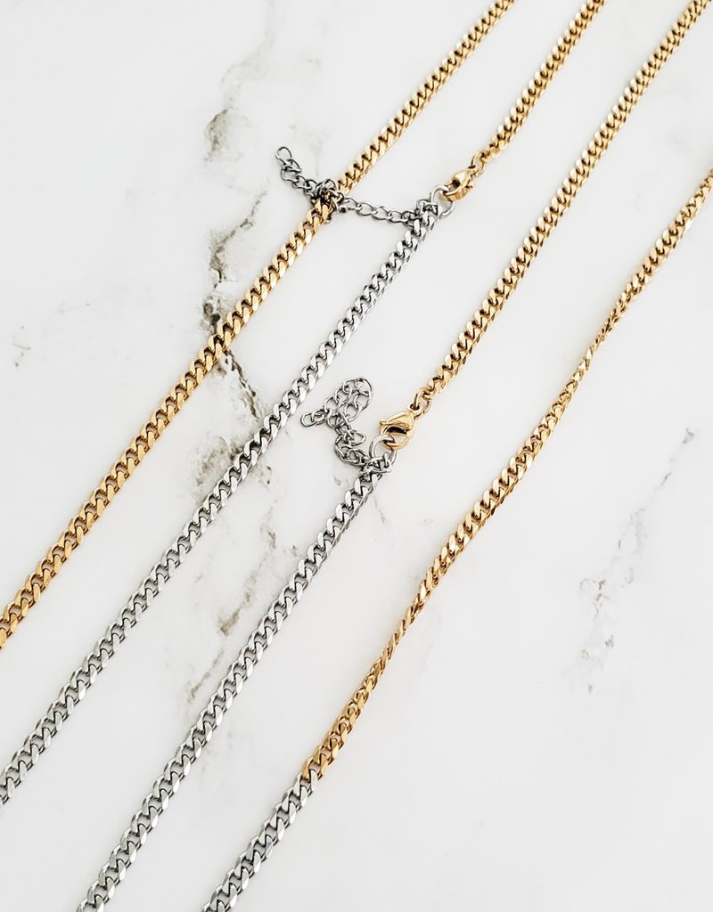 LUX Two-Tone Curb Chain
