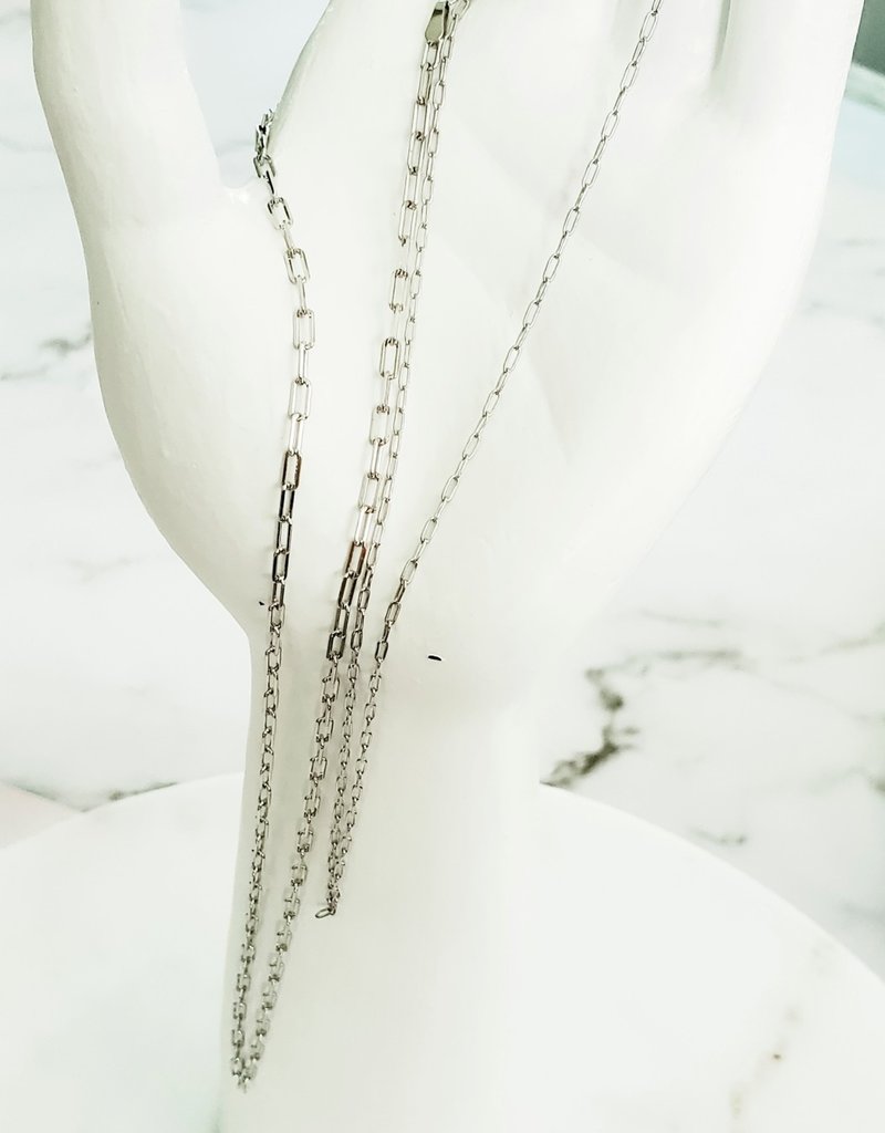 LUX Silver Clip Chain
