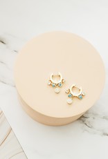 LUX Turquoise & Crystal Chandelier Hugs