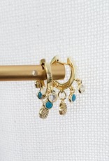 LUX Turquoise & Crystal Chandelier Hugs