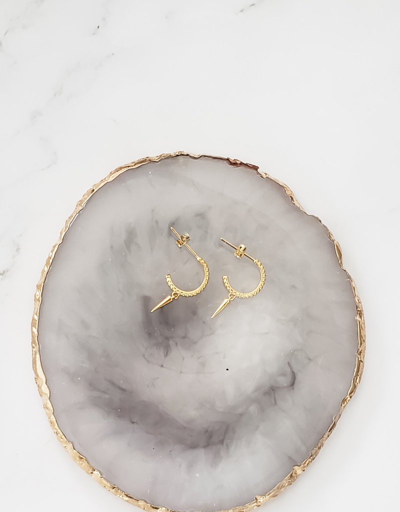 LUX Delicate Point Hoop