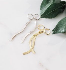 LUX Herringbone Ear Hugs