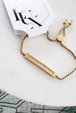 LUX Bolo Steel Crystal Bracelet