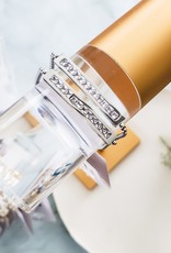 LUX Bolo Steel Crystal Bracelet
