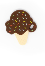 Three Hearts Modern Teething Accessories Ice Cream Silicone Teether