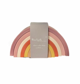 Three Hearts Modern Teething Accessories Rainbow Stacker