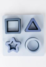 Three Hearts Modern Teething Accessories Silicone Puzzle