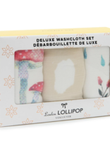 LouLou Lollipop Washcloth Set- Woodland Gnome