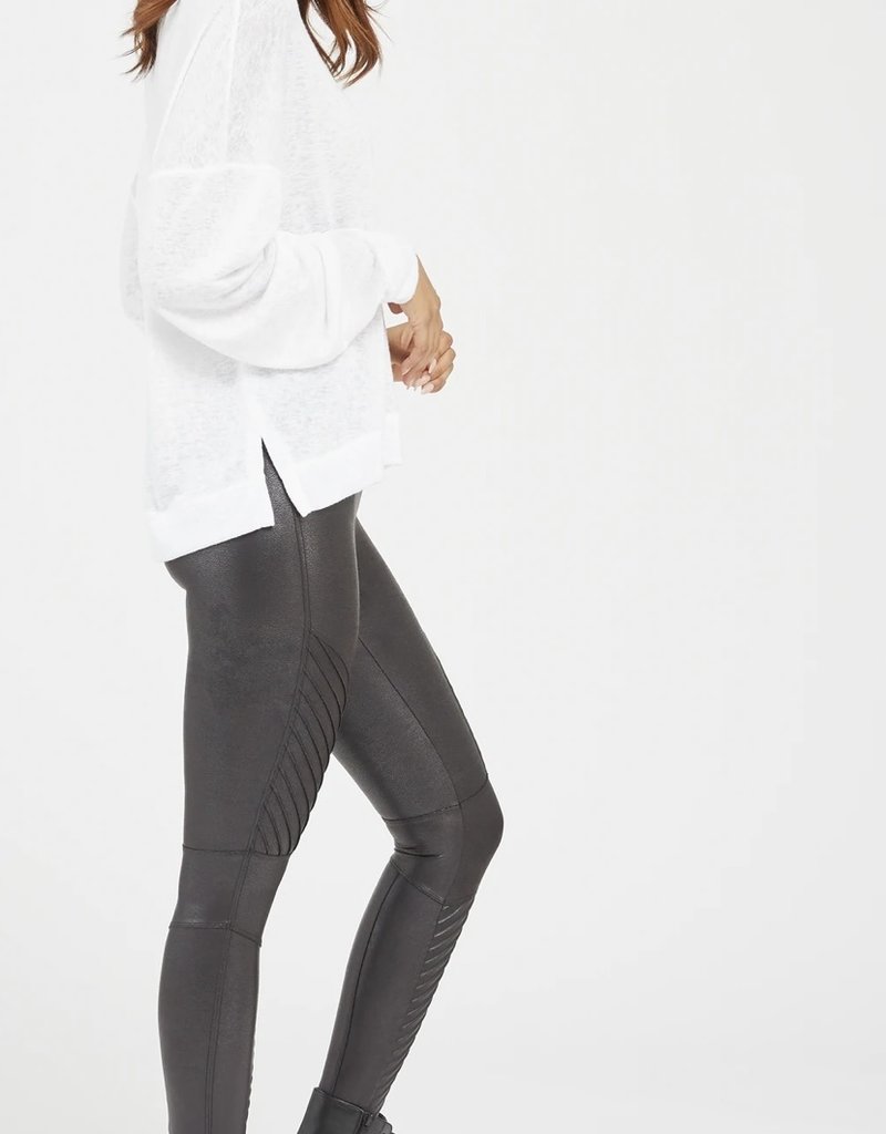 Spanx Faux Leather Moto Leggings