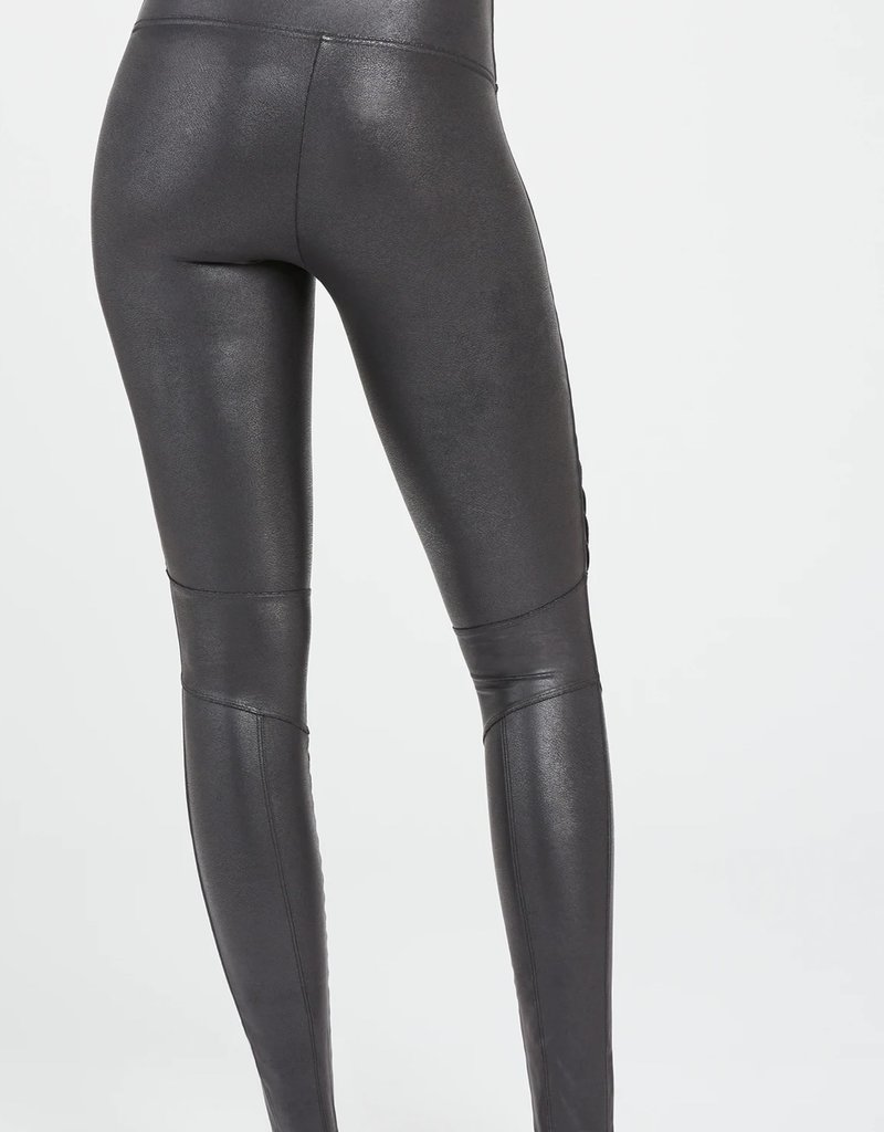 Spanx Faux Leather Moto Leggings