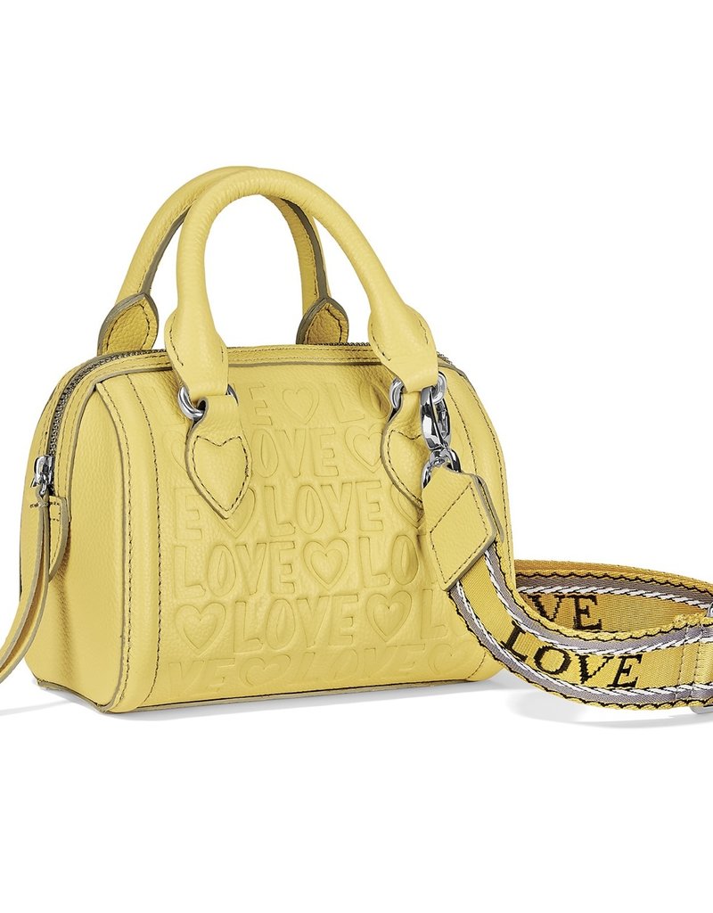 Brighton Mini Deeply In Love Lemon Satchel
