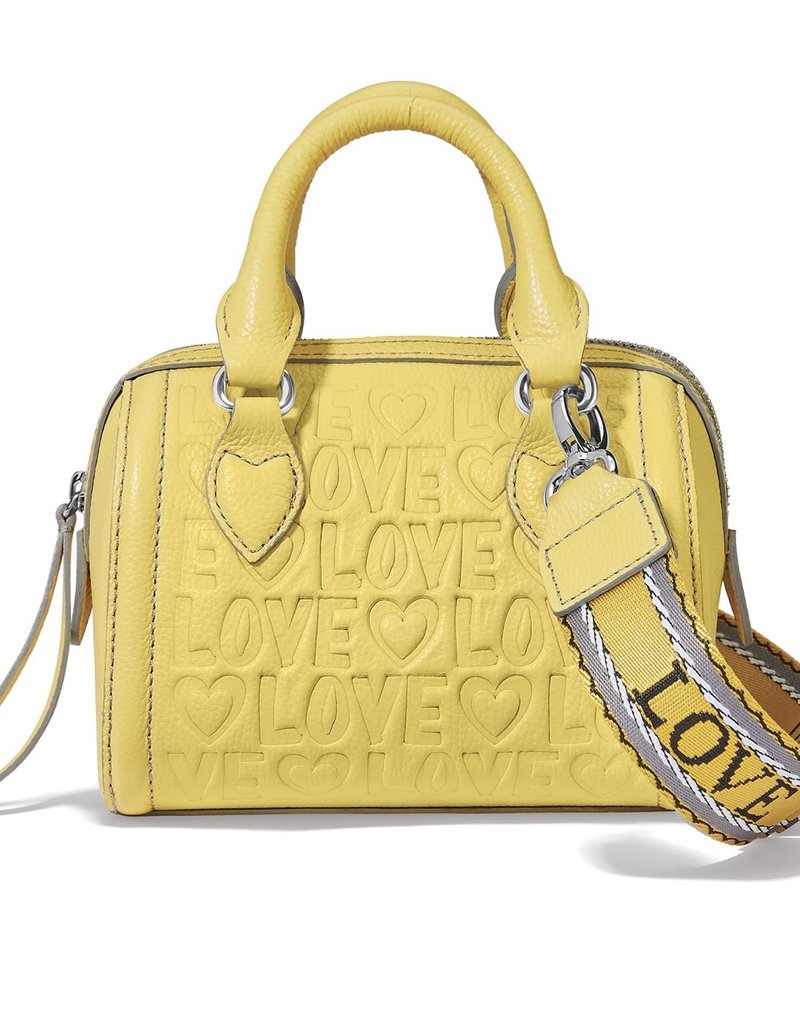 Brighton Mini Deeply In Love Lemon Satchel