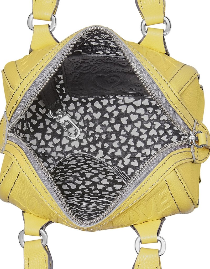 Brighton Mini Deeply In Love Lemon Satchel