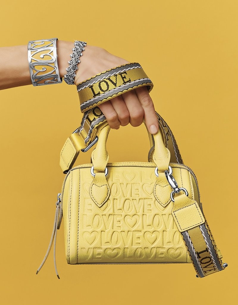Brighton Mini Deeply In Love Lemon Satchel