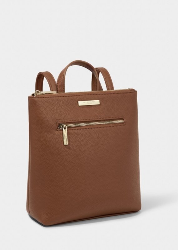 Mini Brooke Backpack- Cognac