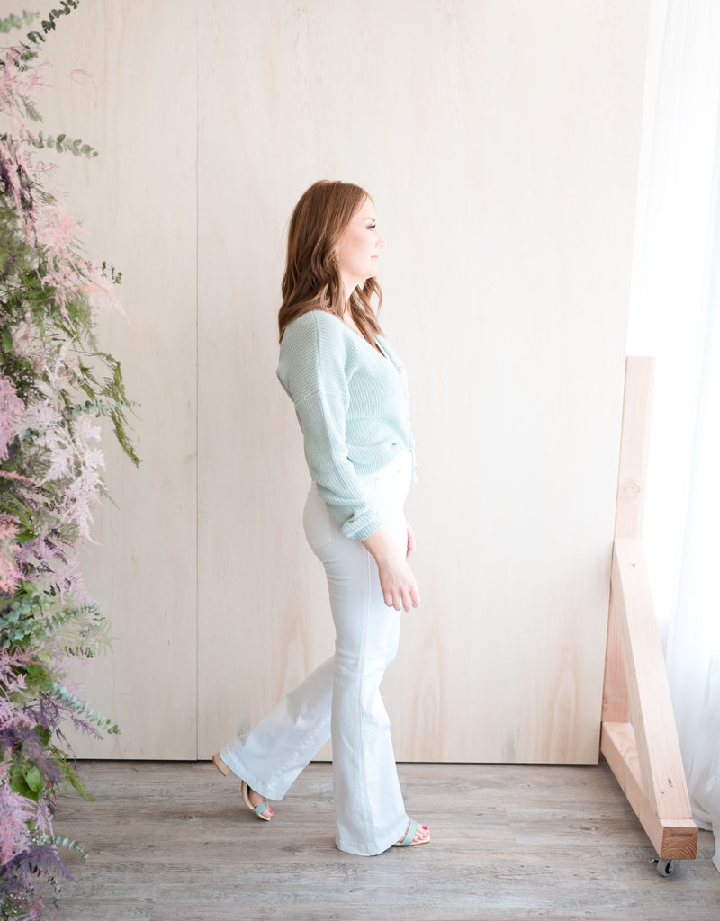 Spanx White Flare Jeans