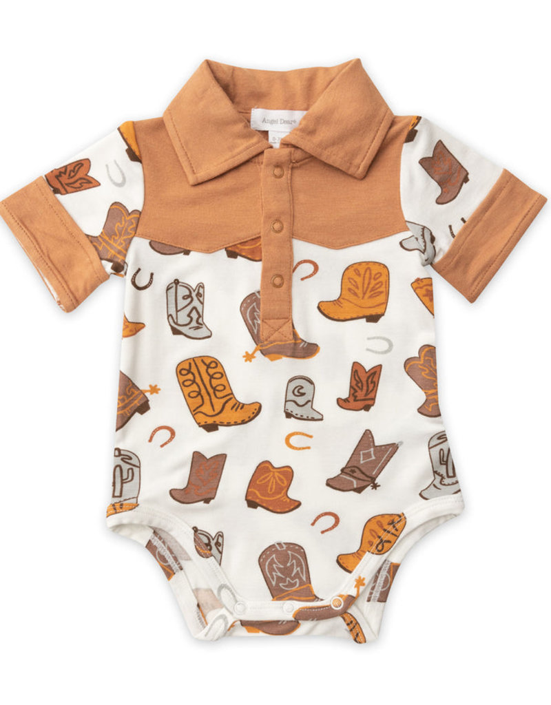Angel Dear Cowboy Boots Bodysuit