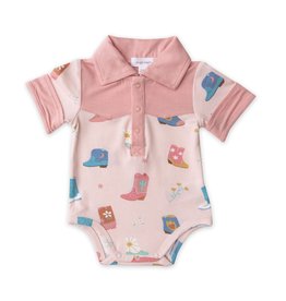 Angel Dear Cowboy Boots Bodysuit