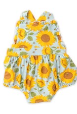 Angel Dear Sunflowers Ruffle Sunsuit