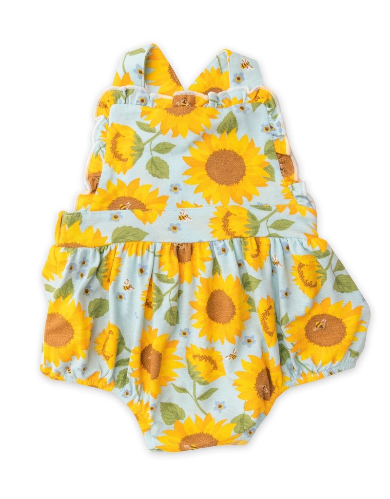 Angel Dear Sunflowers Ruffle Sunsuit