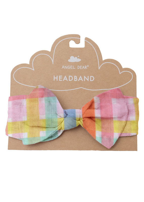 Angel Dear Multi Plaid Headband
