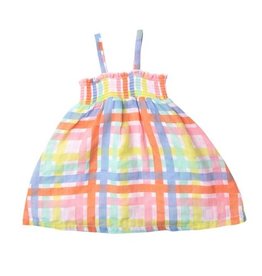 Angel Dear Multicolor Plaid Sundress