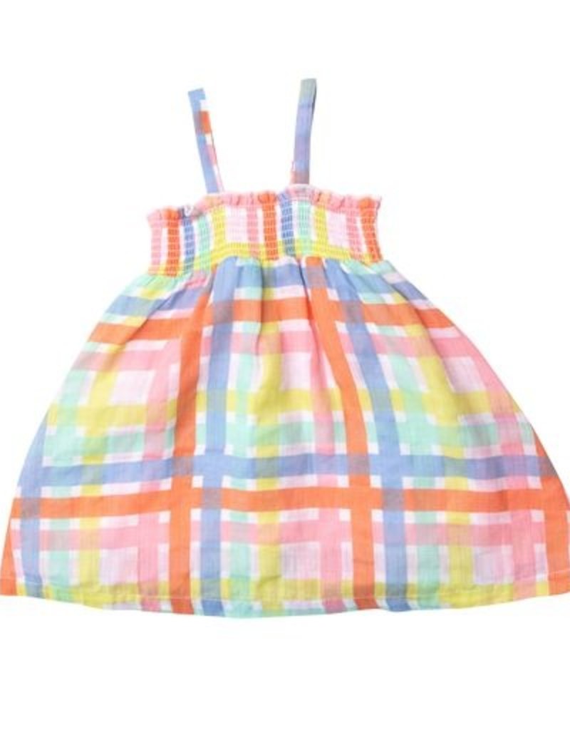 Angel Dear Multicolor Plaid Sundress