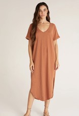 Leia Slub Midi Dress