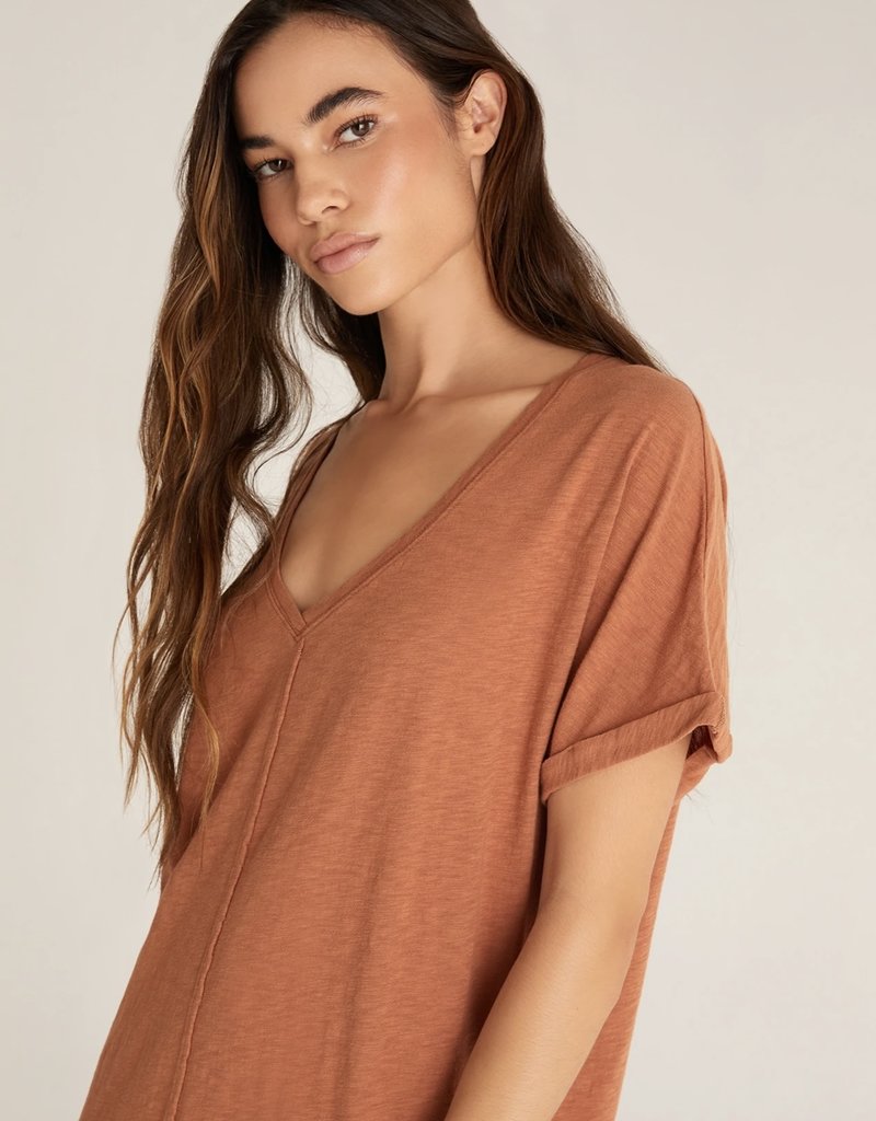 Leia Slub Midi Dress