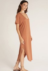 Leia Slub Midi Dress