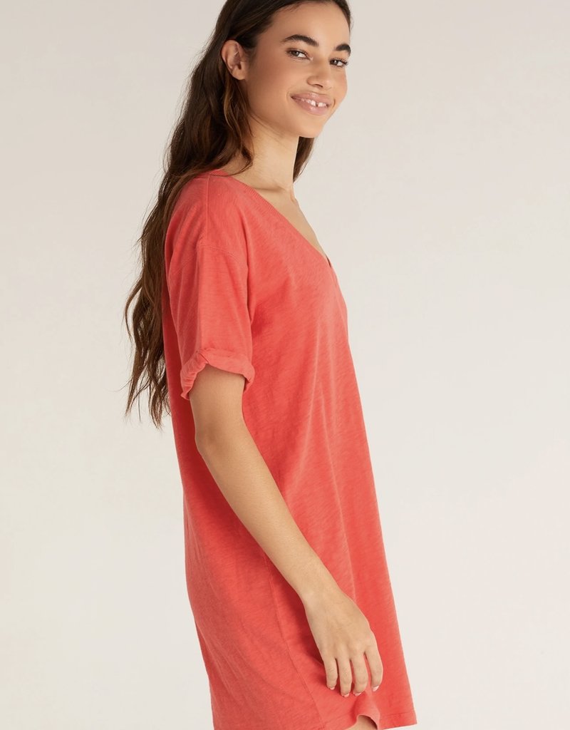 V-neck T-shirt Dress