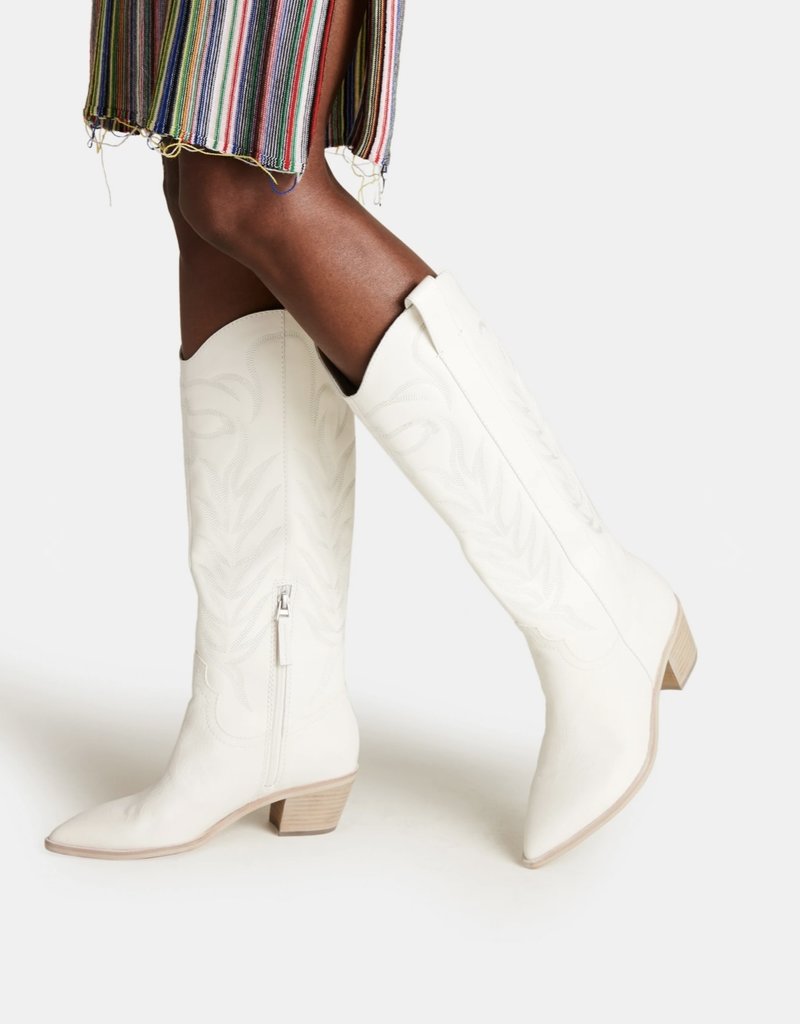 Dolce Vita White Solei Boots