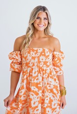 Summer Blooms Midi Dress