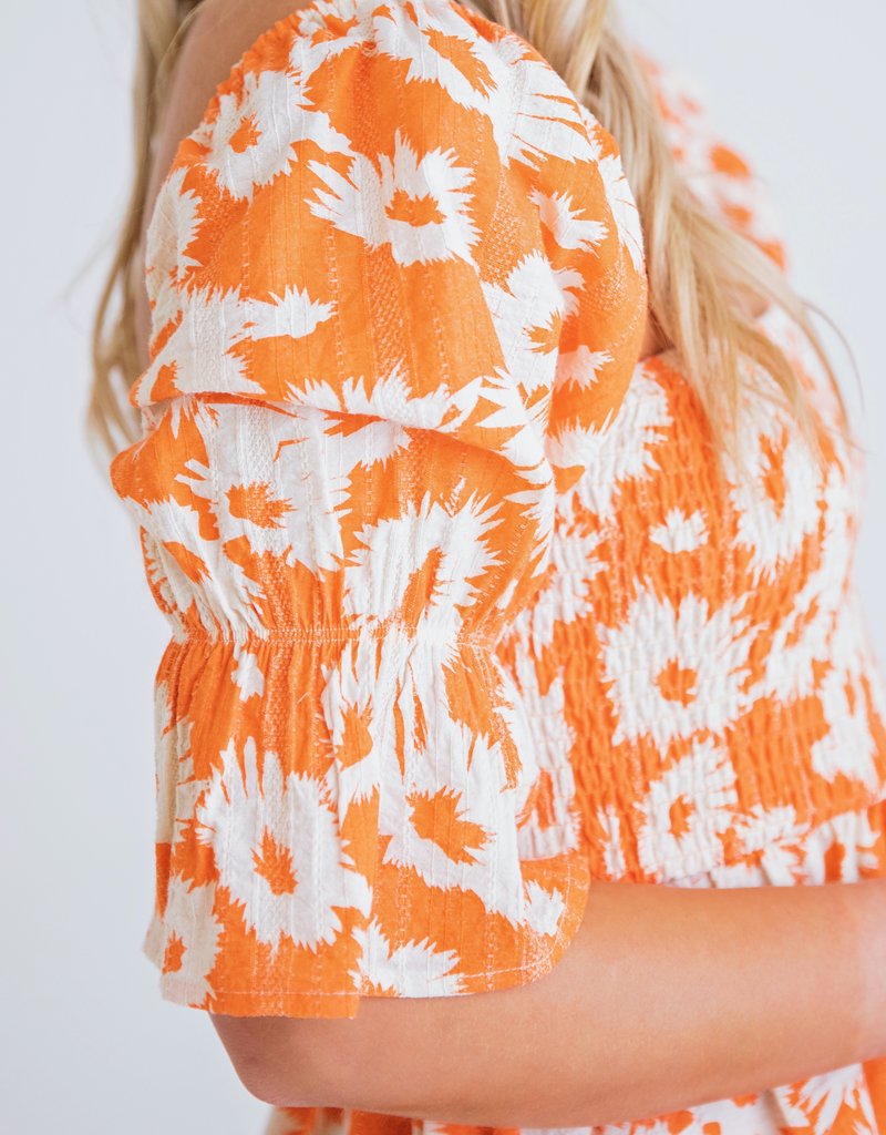 Summer Blooms Midi Dress