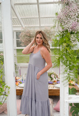 Lido Slub Maxi Dress
