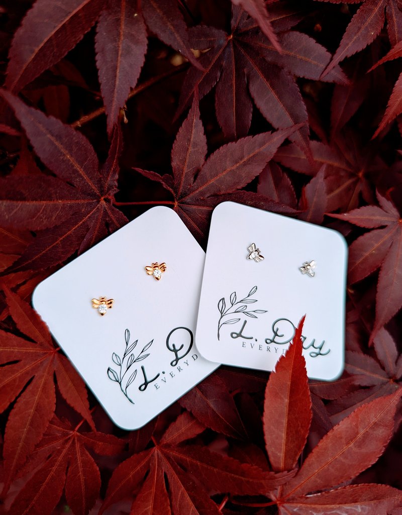 LDayDesigns Bumble Earrings in 18k & Sterling