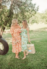 Summer Blooms Midi Dress