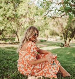 Summer Blooms Midi Dress