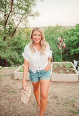 Dear John Cali Striped Top