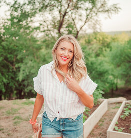 Dear John Cali Striped Top