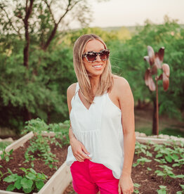 Dear John Miley Gauze Tank