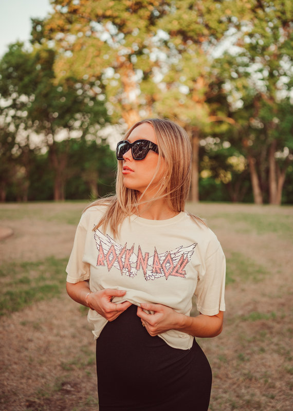 Rock N Roll Angel Tee