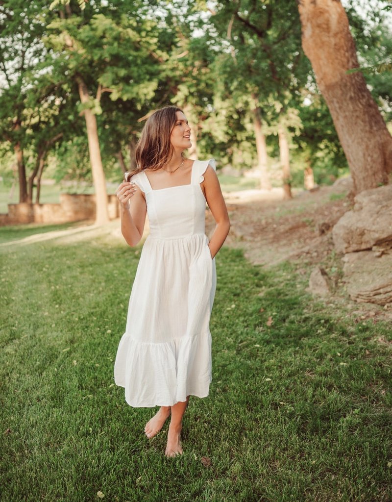 Another Love Elena Gauze Midi