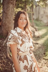 Tropics Belted Dress